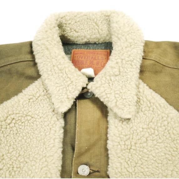 RRL ダブルアールエル フリースパネルド デニムジャケット 782872028001 M Brown Gジャン Double RL グリズリー 熊ジャン ボア g23498 |  | 03