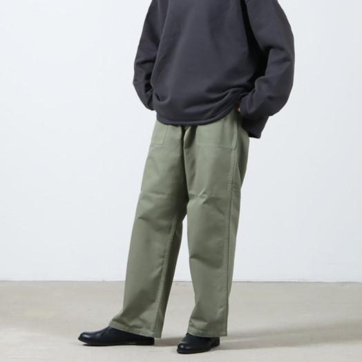 CIOTA シオタ 日本製 ストーンバイオウォッシュ加工 スビンコットン ヘリンボンベイカーパンツ PTLM-117M-SB 6(L) OLIVE ボトムス g23500 |  | 02