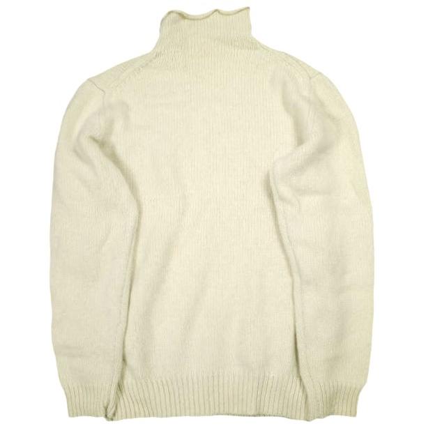KATO カトー モックネックニット KN531121-150501 L IVORY セーター ウール ハイネック プルオーバー トップス g23501 |  | 01