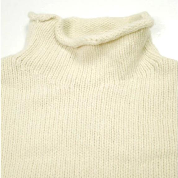 KATO カトー モックネックニット KN531121-150501 L IVORY セーター ウール ハイネック プルオーバー トップス g23501 |  | 03