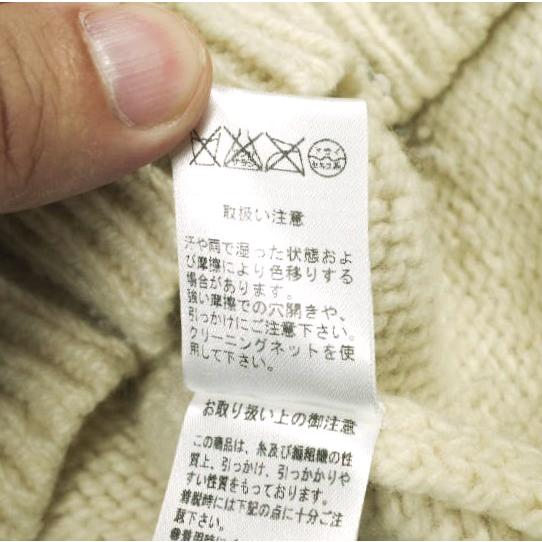 KATO カトー モックネックニット KN531121-150501 L IVORY セーター ウール ハイネック プルオーバー トップス g23501 |  | 06