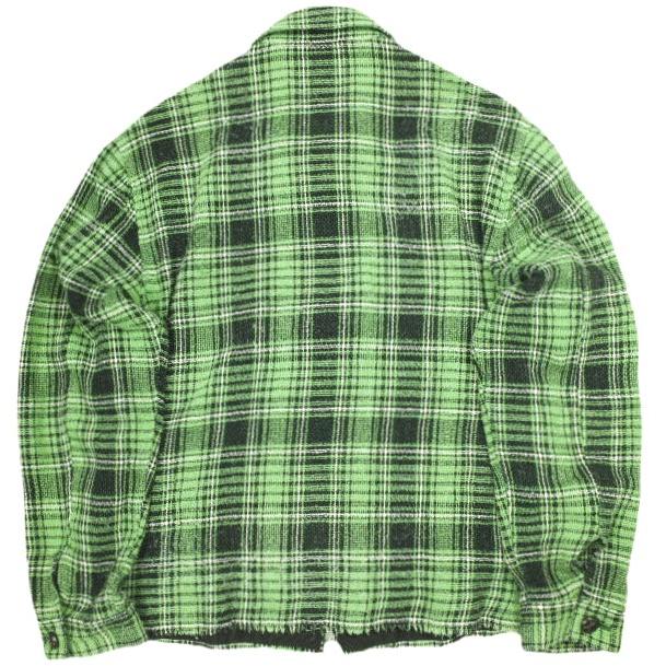 roarguns ロアーガンズ 24SS 日本製 PLAID ZIP SHIRTS カットオフチェックジップシャツ 24SGB-09 3 GREEN 長袖 roar ロアー g23507 |  | 01