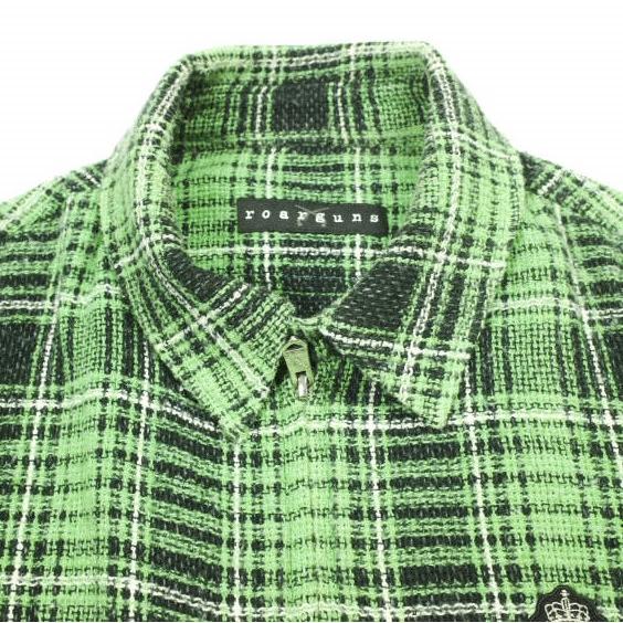 roarguns ロアーガンズ 24SS 日本製 PLAID ZIP SHIRTS カットオフチェックジップシャツ 24SGB-09 3 GREEN 長袖 roar ロアー g23507 |  | 04