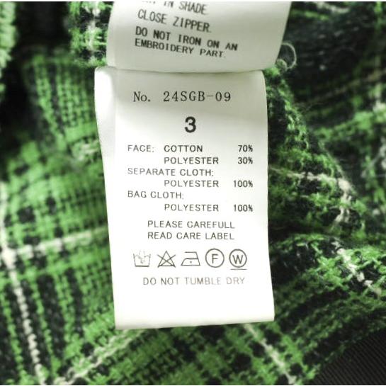 roarguns ロアーガンズ 24SS 日本製 PLAID ZIP SHIRTS カットオフチェックジップシャツ 24SGB-09 3 GREEN 長袖 roar ロアー g23507 |  | 09