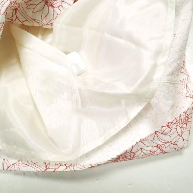 SYUMAN. シュウマン 23SS 日本製 Sunflower Open Collar Shirts ひまわり刺繍 オープンカラーシャツ AD23ss-06 1 WHITE/RED 定価55,000円 |  | 06
