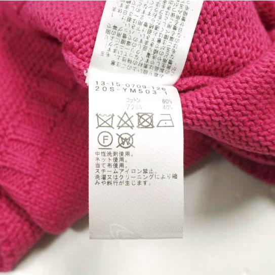 BEAMS BOY ビームスボーイ コットンアクリルガンジーニット 13-15-0709-126 Free FUCHSIA セーター 長袖 プルオーバー トップス g23533 |  | 07