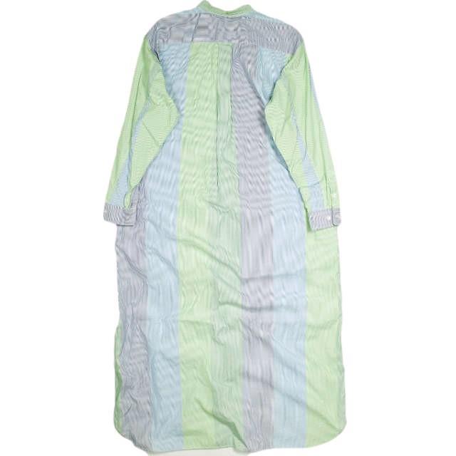 BEAMS BOY ビームスボーイ マルチストライプスタンドカラーワンピース 13-26-0870-195 Free Murti 長袖 シャツ ロング ドレス トップス |  | 01