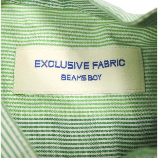 BEAMS BOY ビームスボーイ マルチストライプスタンドカラーワンピース 13-26-0870-195 Free Murti 長袖 シャツ ロング ドレス トップス |  | 07
