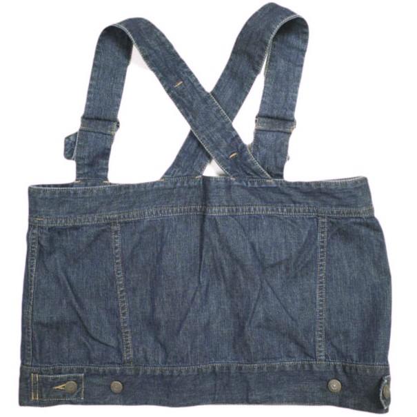 BEAMS BOY ビームスボーイ KUROKI DENIM デニムベスト 13-06-0138-791 Free インディゴ ジレ サスペンダー エプロン トップス g23537 |  | 01