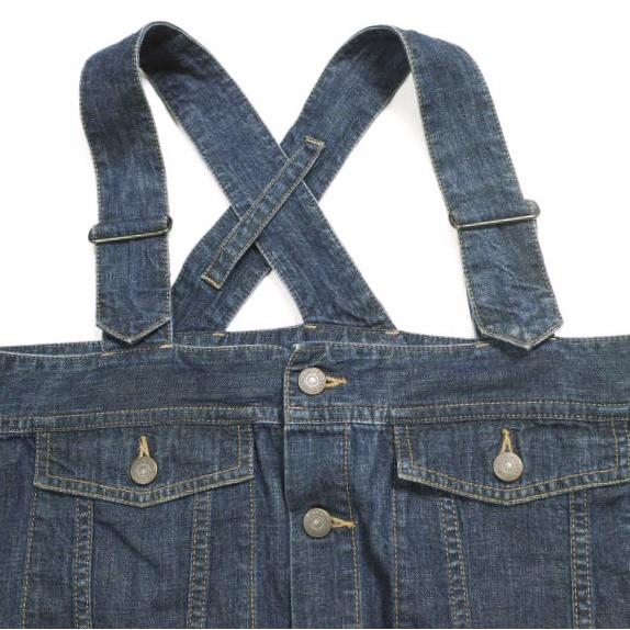 BEAMS BOY ビームスボーイ KUROKI DENIM デニムベスト 13-06-0138-791 Free インディゴ ジレ サスペンダー エプロン トップス g23537 |  | 03