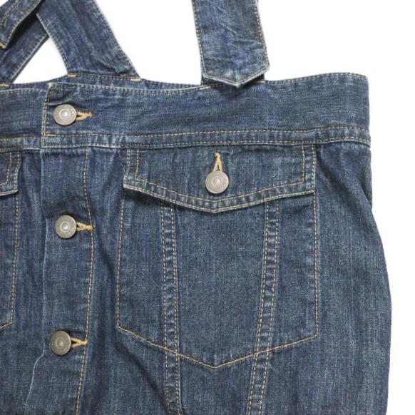 BEAMS BOY ビームスボーイ KUROKI DENIM デニムベスト 13-06-0138-791 Free インディゴ ジレ サスペンダー エプロン トップス g23537 |  | 04