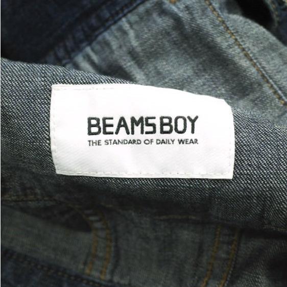 BEAMS BOY ビームスボーイ KUROKI DENIM デニムベスト 13-06-0138-791 Free インディゴ ジレ サスペンダー エプロン トップス g23537 |  | 06