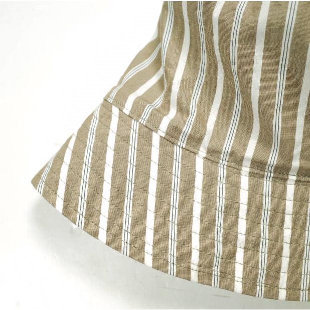 KIJIMA TAKAYUKI x TOMORROWLAND キジマタカユキ トゥモローランド 別注 ストライプコットンバケットハット 22103-TMLM 3 ライトブラウン |  | 03