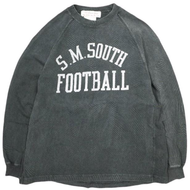 REMI RELIEF x MUSE de Deuxieme Classe レミレリーフ ドゥーズィエムクラス 24AW 別注 FOOTBALL RAGLAN L/S Tシャツ BLACK スウェット | 