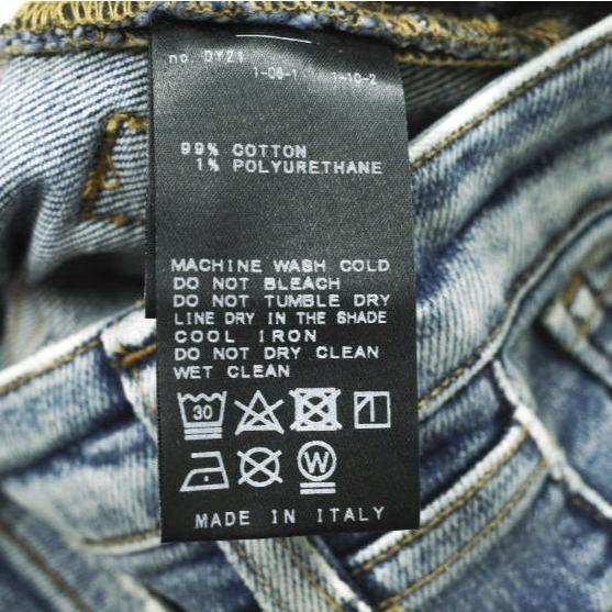 3×1 スリーバイワン 23SS イタリア製 EMPIRE CROP FLARE denim ダメージ加工ストレッチデニムパンツ 23030587002510 29 Indigo AP STUDIO |  | 09