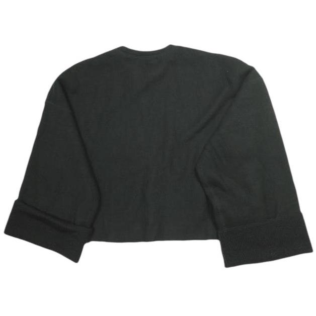 SACRA サクラ 24AW 日本製 WOOLEN COTTON TOP ウールコットントップス 124550091 38 BLACK トレーナー プルオーバー トップス g23586 |  | 01