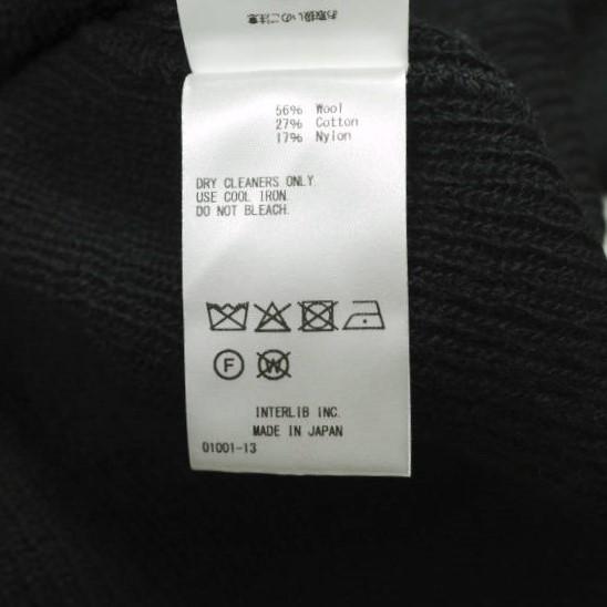 SACRA サクラ 24AW 日本製 WOOLEN COTTON TOP ウールコットントップス 124550091 38 BLACK トレーナー プルオーバー トップス g23586 |  | 07