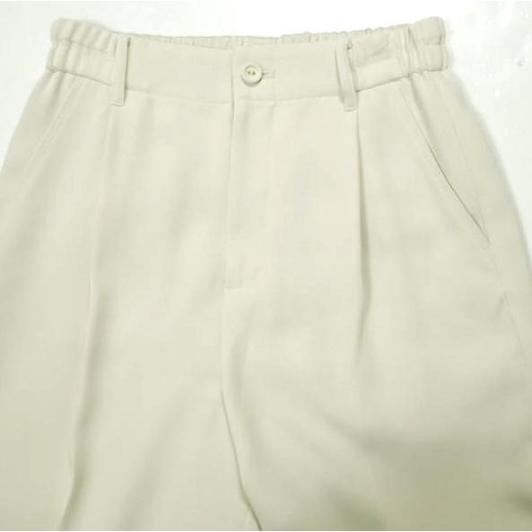 ara ara アラアラ 22SS 日本製 タックストレートパンツ 221036 2 BEIGE イージー ワイド ボトムス g23595 |  | 02