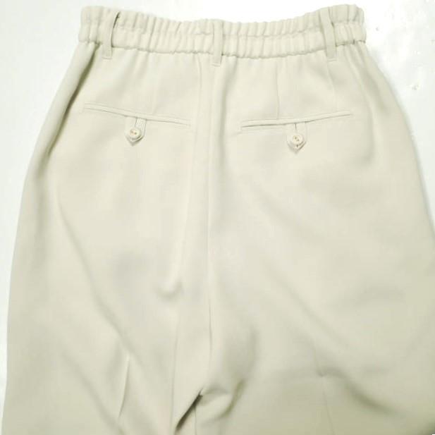 ara ara アラアラ 22SS 日本製 タックストレートパンツ 221036 2 BEIGE イージー ワイド ボトムス g23595 |  | 04