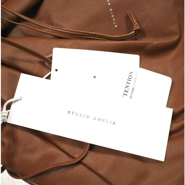 新品 STUDIO AMELIA スタジオアメリア ギャザードロストバッグ 20092587004010 Brown クラッチバッグ AP STUDIO カバン g23617 |  | 02