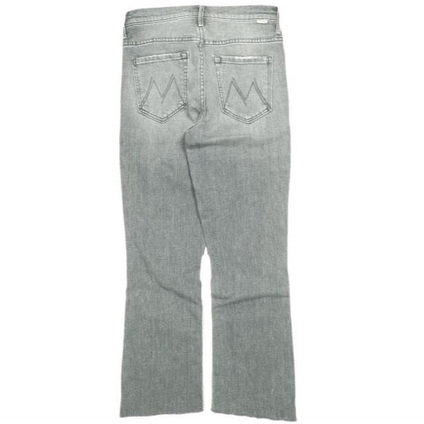 MOTHER マザー アメリカ製 THE INSIDER CROP STEP FRAY カットオフデニムパンツ 1157-743 27 グレー スキニー ジーンズ ジップフライ |  | 01