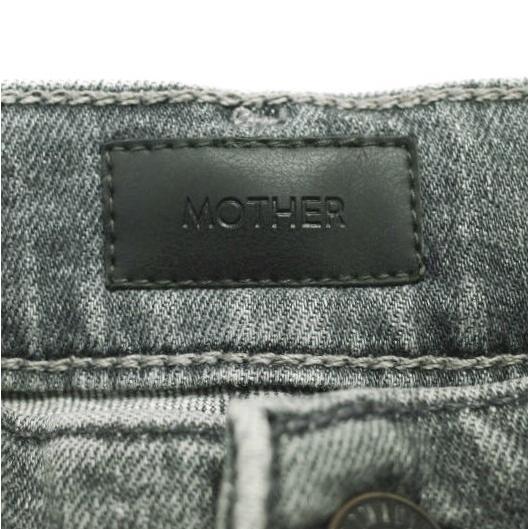 MOTHER マザー アメリカ製 THE INSIDER CROP STEP FRAY カットオフデニムパンツ 1157-743 27 グレー スキニー ジーンズ ジップフライ |  | 02