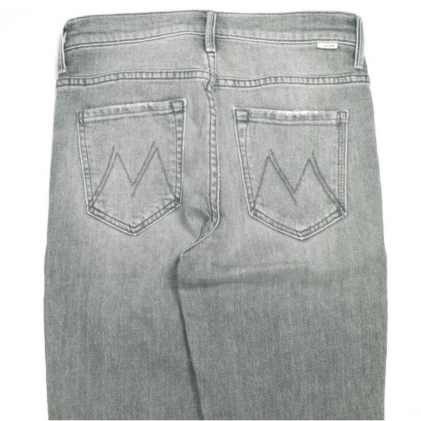 MOTHER マザー アメリカ製 THE INSIDER CROP STEP FRAY カットオフデニムパンツ 1157-743 27 グレー スキニー ジーンズ ジップフライ |  | 04