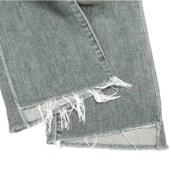 MOTHER マザー アメリカ製 THE INSIDER CROP STEP FRAY カットオフデニムパンツ 1157-743 27 グレー スキニー ジーンズ ジップフライ |  | 05