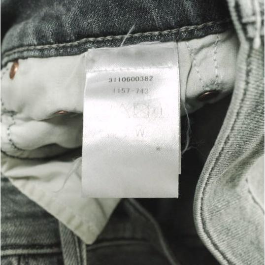 MOTHER マザー アメリカ製 THE INSIDER CROP STEP FRAY カットオフデニムパンツ 1157-743 27 グレー スキニー ジーンズ ジップフライ |  | 07