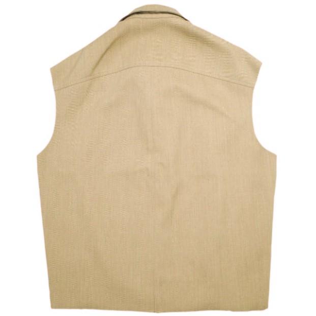 Drawer ドゥロワー 24AW 日本製 FALL2 プルオーバー ウールコットンベスト 6521-234-1272 36 Beige ジレ 定価126,500円 トップス g23659 |  | 01