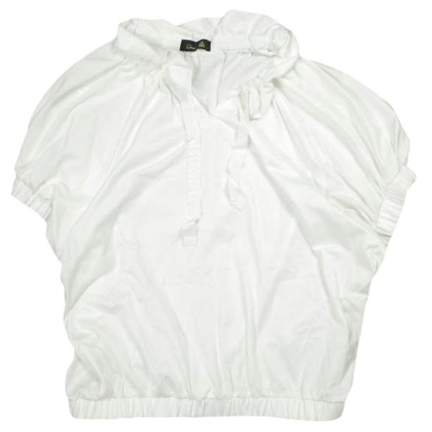 Drawer ドゥロワー 25SS 日本製 M.SUMMER2 ギャザーカラーカットソー