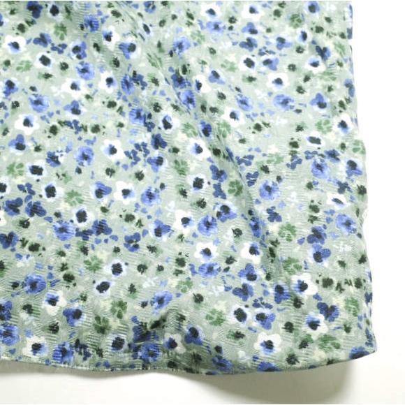 Drawer ドゥロワー 24SS 日本製 PRE2 フラワープリントリボンワンピース 6526-299-1463 36 Blue 花柄 ノースリーブ ドレス 定価160,600円 |  | 06