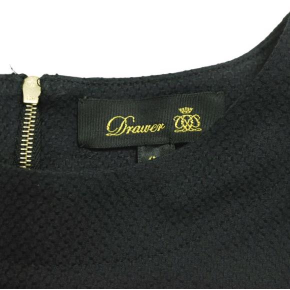 Drawer ドゥロワー 日本製 コットンショートスリーブフレアワンピース 6526-299-1384 36 Dk.Navy ドレス トップス g23675 |  | 02