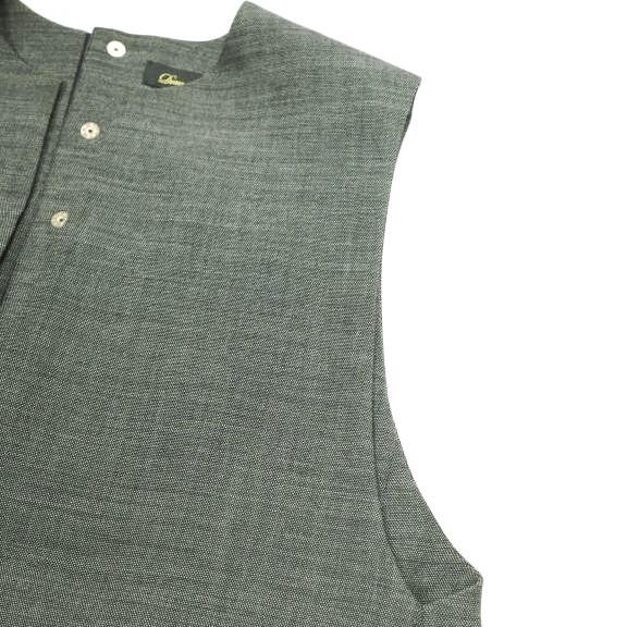 Drawer ドゥロワー 日本製 PRE1 ウールスキッパーヴェスト 2020年モデル 6521-299-0795 36 グレー ジレ ベスト 定価75,900円 g23677 |  | 05