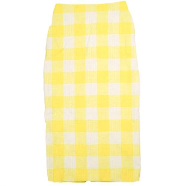 Drawer ドゥロワー 23SS 日本製 バックスリット ブロックチェック