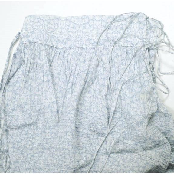 HORROR VACUI x Drawer ホラーヴァキュイ ドゥロワー 別注 CLAIRE SKIRT フローラルプリント ギャザースカート XS Blue フレア タック |  | 04