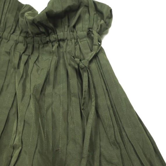 T-mat Masaki-Paris ティーマット マサキパリ 24AW 日本製 ギャザーロングスカート FMAT-241030 1 OLIVE Drawer ボトムス g23686 |  | 04