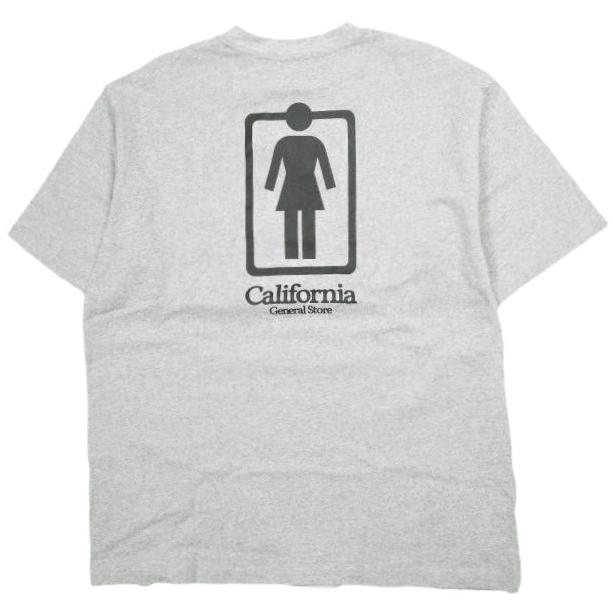 GIRL SKATEBOARDS x California General Store 25AW 別注 UNBOXED OG S/S TEE ロゴTシャツ G25ST01UA L MD.GRAY 半袖 CGS. トップス g23695 | 