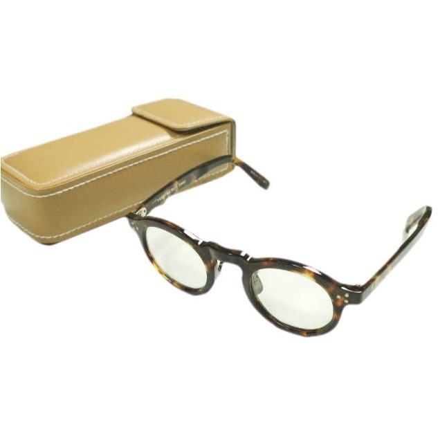 YELLOWS PLUS イエローズプラス 日本製 MARLON-S G.B.Gafas限定モデル Col.437 Asian Havana ラウンドシェイプ 45□25 眼鏡 メガネ |  | 02