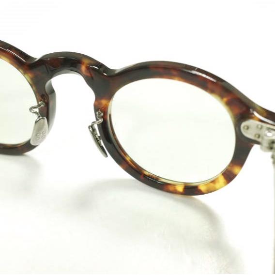 YELLOWS PLUS イエローズプラス 日本製 MARLON-S G.B.Gafas限定モデル Col.437 Asian Havana ラウンドシェイプ 45□25 眼鏡 メガネ |  | 05