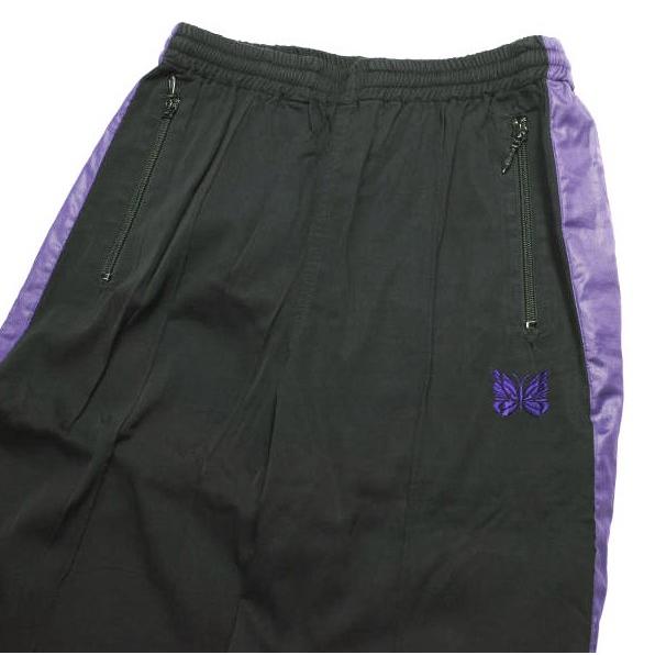 Needles ニードルス 20SS 日本製 Cupra Track Pants キュプラトラックパンツ GL352 XS BLACK/PURPLE イージー ジャージ ボトムス g23717 |  | 02