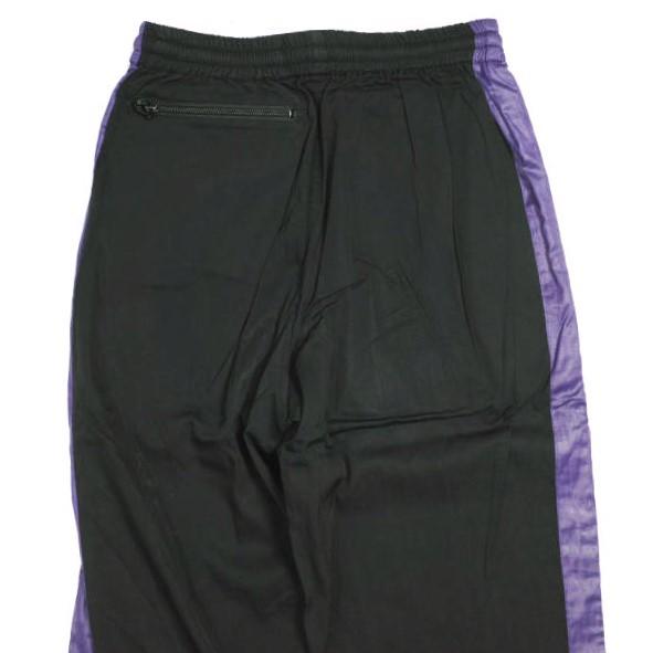 Needles ニードルス 20SS 日本製 Cupra Track Pants キュプラトラックパンツ GL352 XS BLACK/PURPLE イージー ジャージ ボトムス g23717 |  | 03