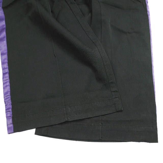 Needles ニードルス 20SS 日本製 Cupra Track Pants キュプラトラックパンツ GL352 XS BLACK/PURPLE イージー ジャージ ボトムス g23717 |  | 04