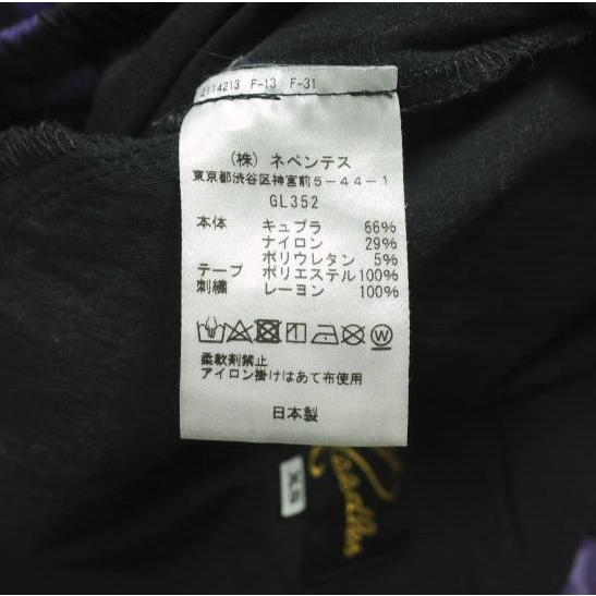 Needles ニードルス 20SS 日本製 Cupra Track Pants キュプラトラックパンツ GL352 XS BLACK/PURPLE イージー ジャージ ボトムス g23717 |  | 06