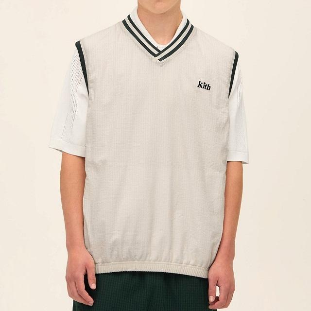 KITH NYC x wilson キスニューヨークシティ ウィルソン 25SS 別注 Dobby Reversible Vest ドビーリバーシブルベスト M Sandrift g23724 |  | 02