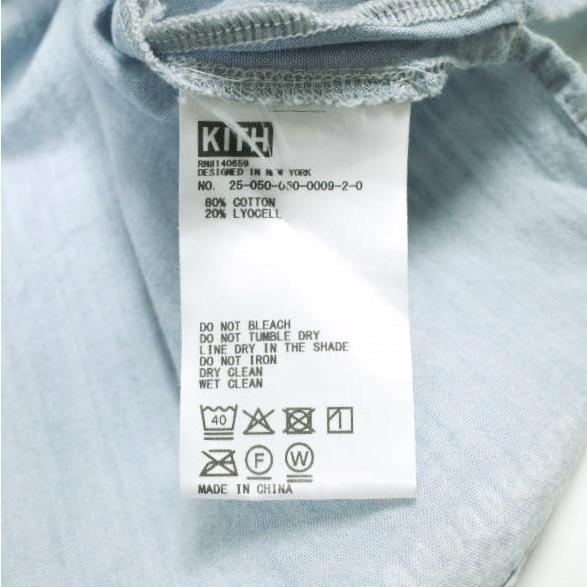 KITH NYC キスニューヨークシティ 25SS CHAMBLAY PATERSON SHIRT シャンブレーパターソンシャツ 25050060000920 M ライトインディゴ 長袖 |  | 07