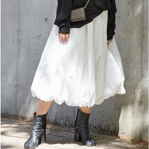 CITYSHOP シティショップ 25SS 日本製 TAFFETA BALLOON SKIRT タフタバルーンスカート 25060042828020 38 ホワイト ボトムス g23738 |  | 02