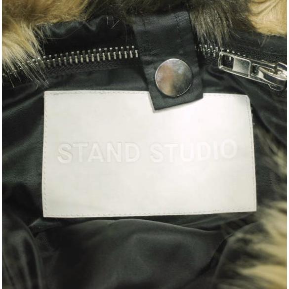 STAND STUDIO スタンドスタジオ LIZ FAUX FUR BAG チェッカーパターン フェイクファートートバッグ Brown ハンドバッグ CITYSHOP カバン |  | 07