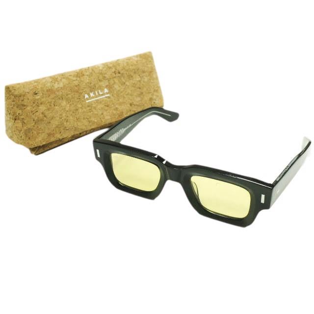 AKILA アキラ ARES Sunglasses スクエアサングラス BLACK/YELLOW 眼鏡 メガネ g23751 |  | 02