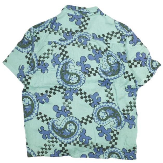 NOMA t.d. ノーマティーディー Paisley Summer Shirt ペイズリーサマーシャツ N25-SH03 3 ターコイズブルー オープンカラー アロハ 開襟 |  | 01
